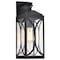 Nuvo Oaklyn - 1 Light Medium Wall Lantern - Matte Black with Clear Glass 60/8122 - alternate 2